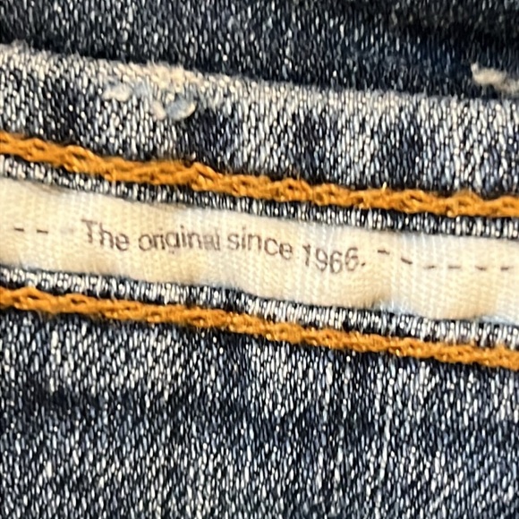 Vans Custom Made For You Straight Leg Jeans Medium Blue 99% Cotton Skater 36x34 - Picture 3 of 16